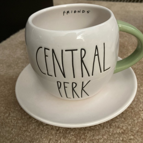 4 New Rae Dunn Friends Central Perk Mugs with Saucers! Each Sold Separately $10 - Picture 2 of 5